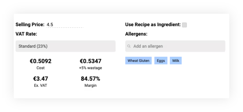 prepsheets-Recipe-Info